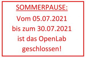Read more about the article SOMMERPAUSE JULI 2021