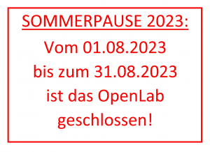Read more about the article SOMMERPAUSE August 2023